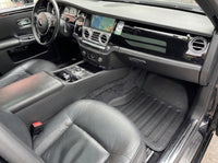 Lederfußmatten für Rolls Royce Black Badge Ghost Serie II (2021-2024) Schwarz
