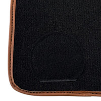 Ginger Color Sheepskin Floor Mats for Rolls-Royce Shadow (1965-1977) - AutoWin