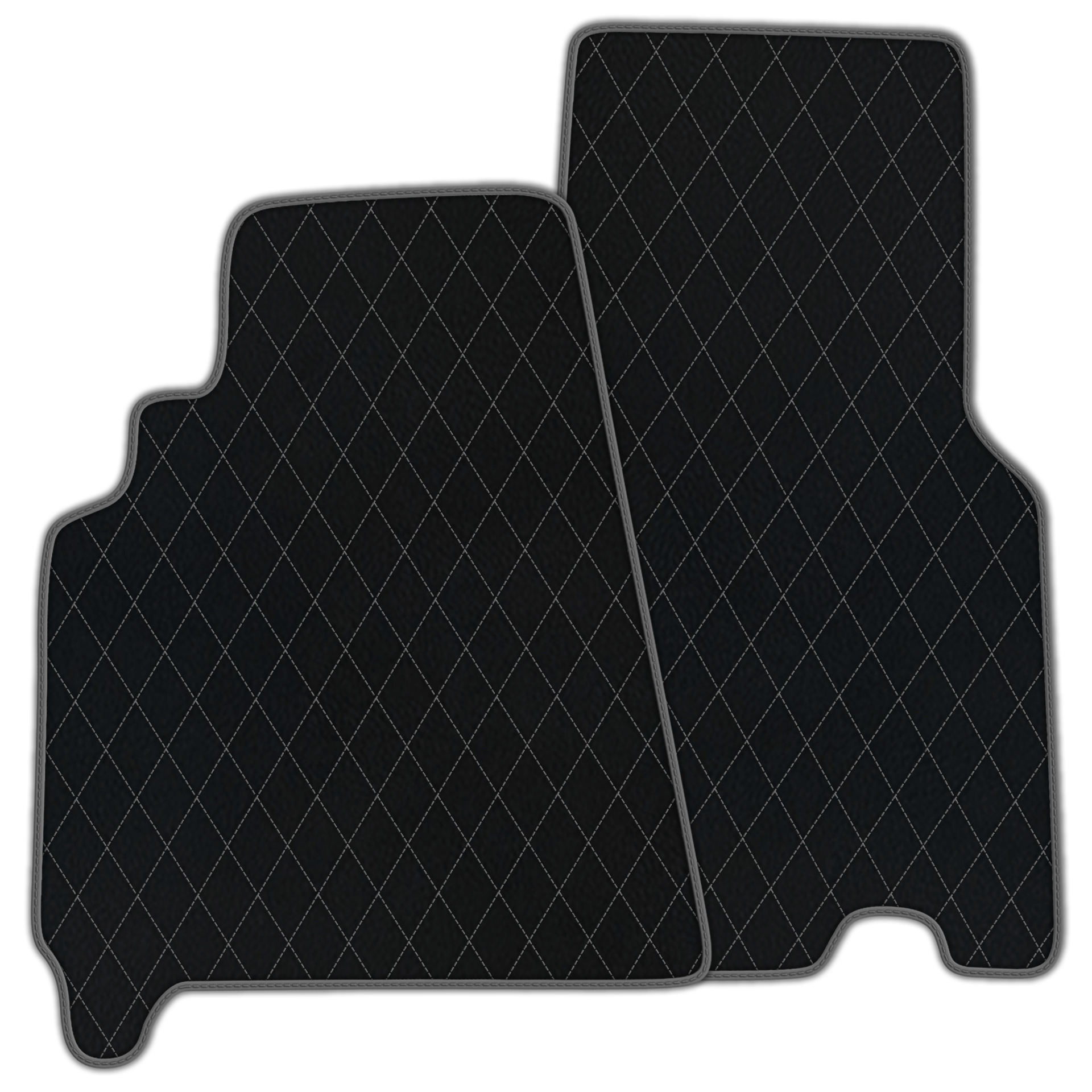 Customizable Floor Mats From Carpet With Leather for Ferrari 550 Maranello (1996-2002) - AutoWin
