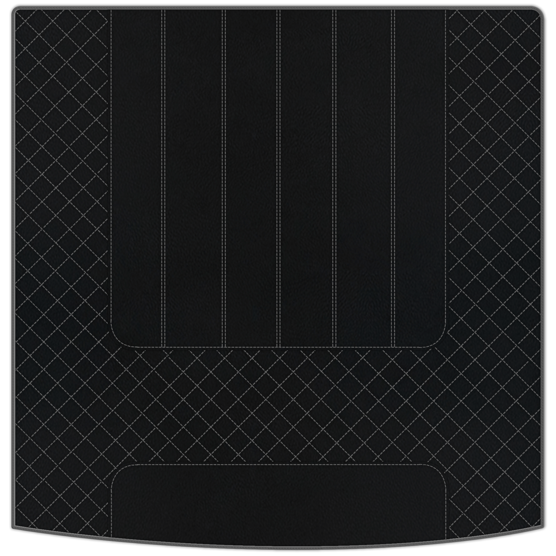 Customizable Leather Floor Mats with Line Pattern for Bentley Mulsanne (2010-2020) - AutoWin