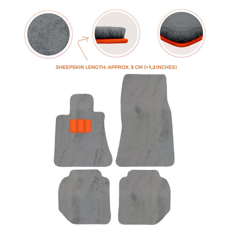 Luxury Sheepskin Floor Mats for Rolls-Royce Ghost Series I (2010-2014)