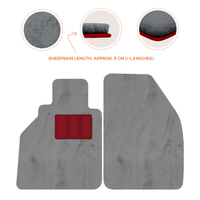 Premium Sheepskin Floor Mats for Porsche 986 Boxster (1996-2004)