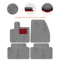Premium Sheepskin Floor Mats for Range Rover Evoque (2016-2024)
