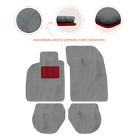 Sheepskin Floor Mats for Porsche 911-993 (1993-1998) - Sheepskin Length, Various Color Options