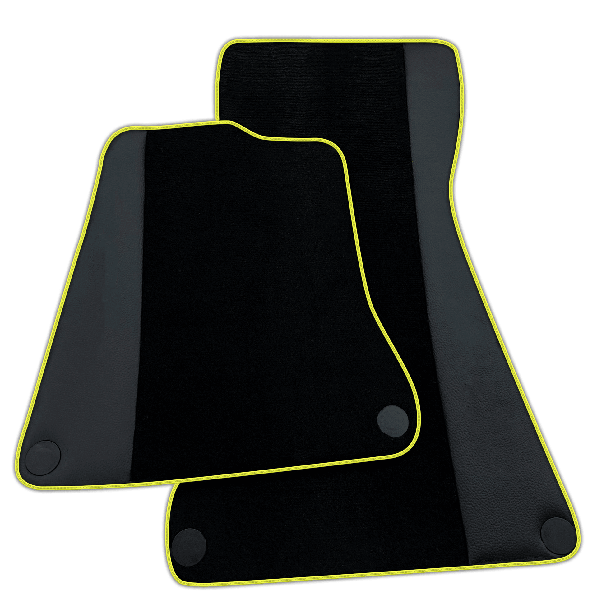 Black Floor Mats for McLaren 650S (2015-2018) with Leather