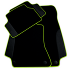 Customizable Black Floor Mats For Mercedes Benz GLA-Class X156 (2017-2020)