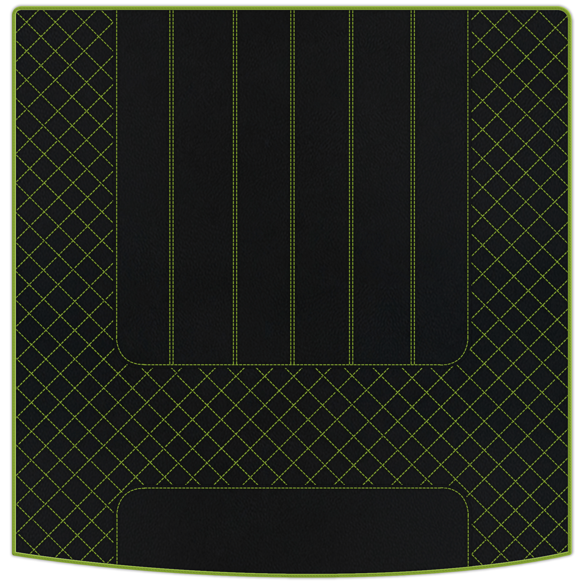 Customizable Leather Floor Mats with Line Pattern for Bentley Mulsanne (2010-2020) - AutoWin