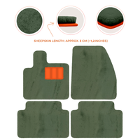 Premium Sheepskin Floor Mats for Range Rover Evoque (2016-2024)