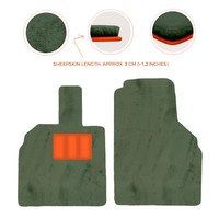 Premium Sheepskin Floor Mats for Lamborghini Aventador (2012-2022)