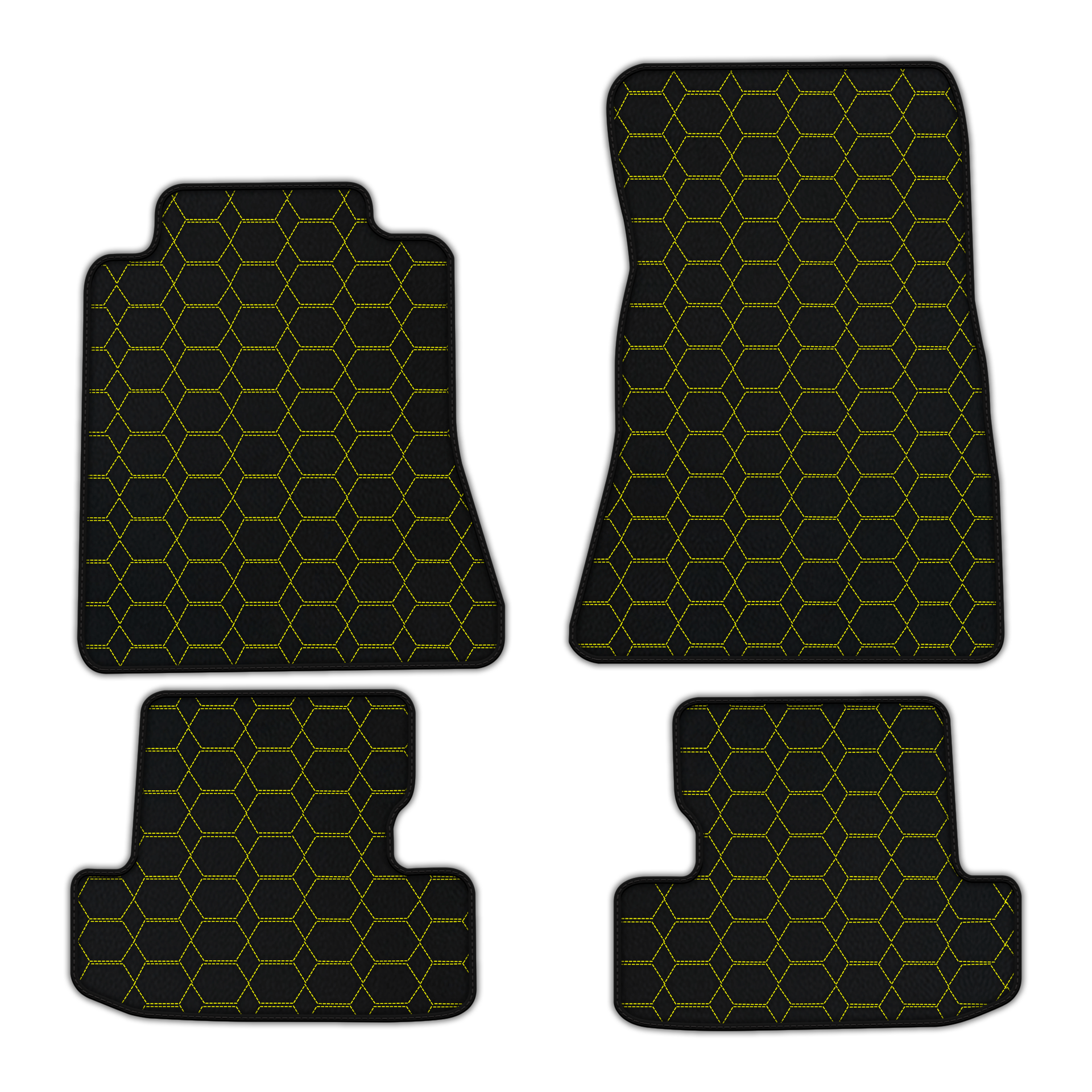 Customizable Leather Floor Mats for Ford Mustang VI (2015-2023)