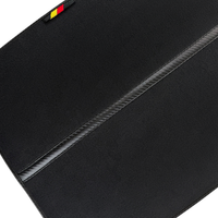 Black Floor Mats for BMW 3 Series G20 4-door Sedan (2019-2024) with Carbon Fiber Details