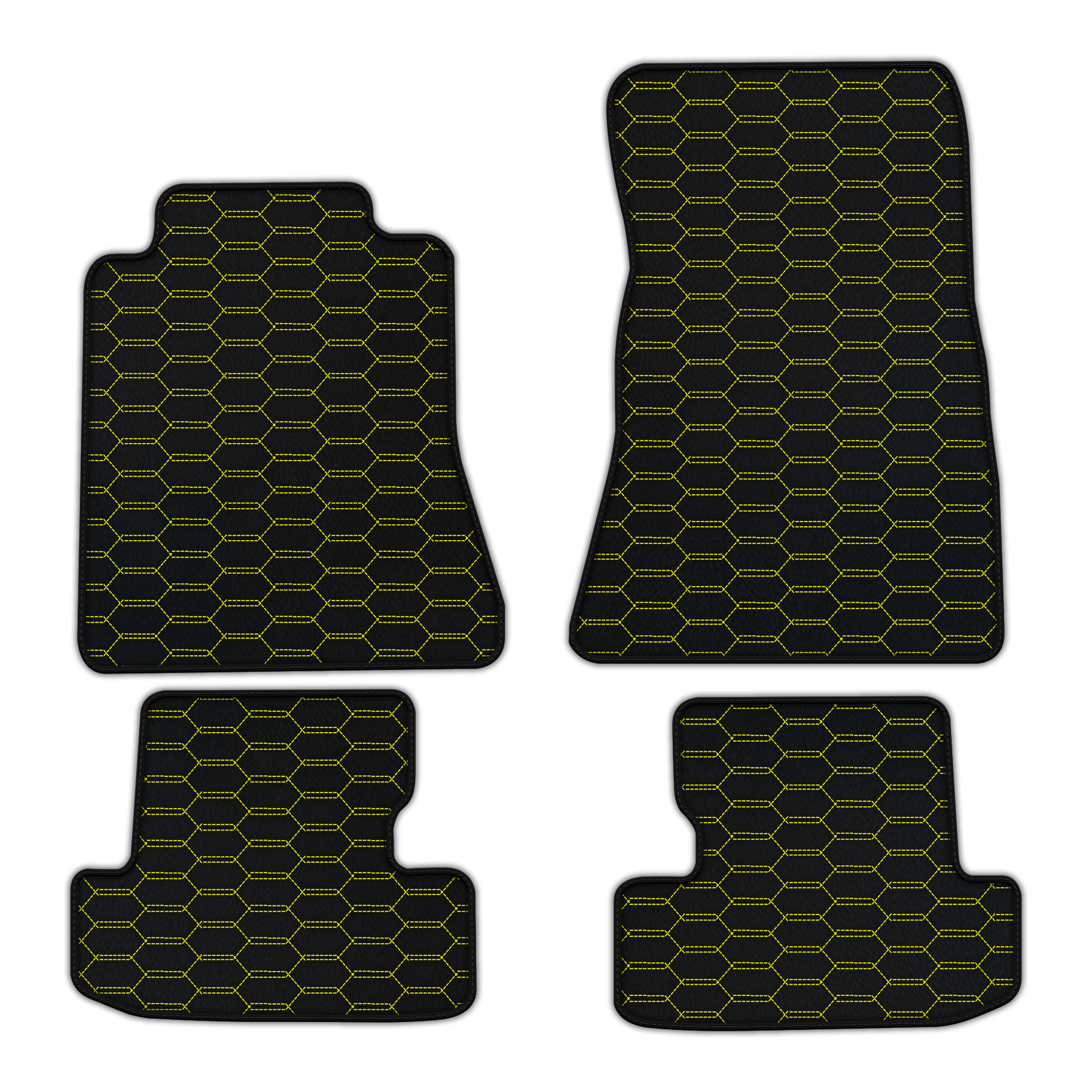 Customizable Leather Floor Mats for Ford Mustang VI (2015-2023)