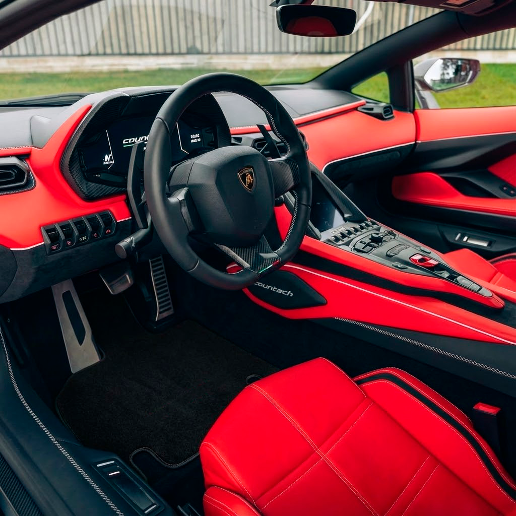 Anpassbare Fußmatten für Lamborghini Countach Marke Autowin