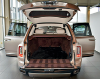Customizable Black Sheepskin Trunk Floor Mat for Rolls-Royce Ghost Series II (2021-2024)