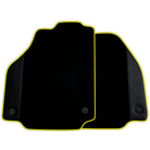 Custom Black Floor Mats for Ferrari 458 Spider (2012-2015) With Leather | Various Trim Colors