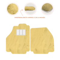 Premium Sheepskin Floor Mats for Ferrari 488 Spider (2016-2022)