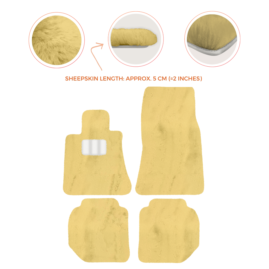 Luxury Sheepskin Floor Mats for Rolls-Royce Ghost Series I (2010-2014)