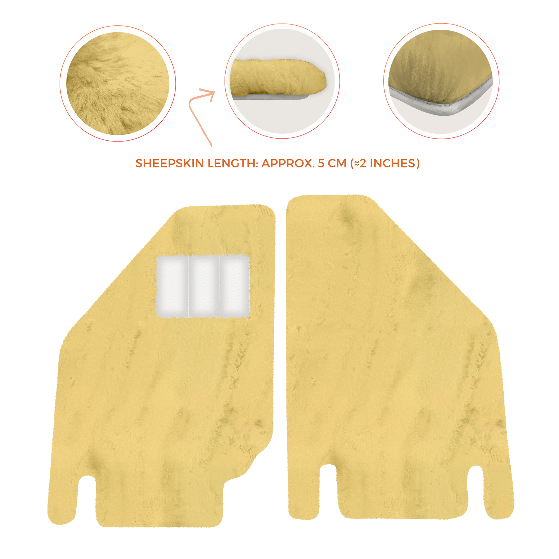 Premium Sheepskin Floor Mats for Ferrari Purosangue (2023-2024)
