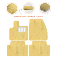 Premium Sheepskin Floor Mats for Range Rover Evoque (2016-2024)