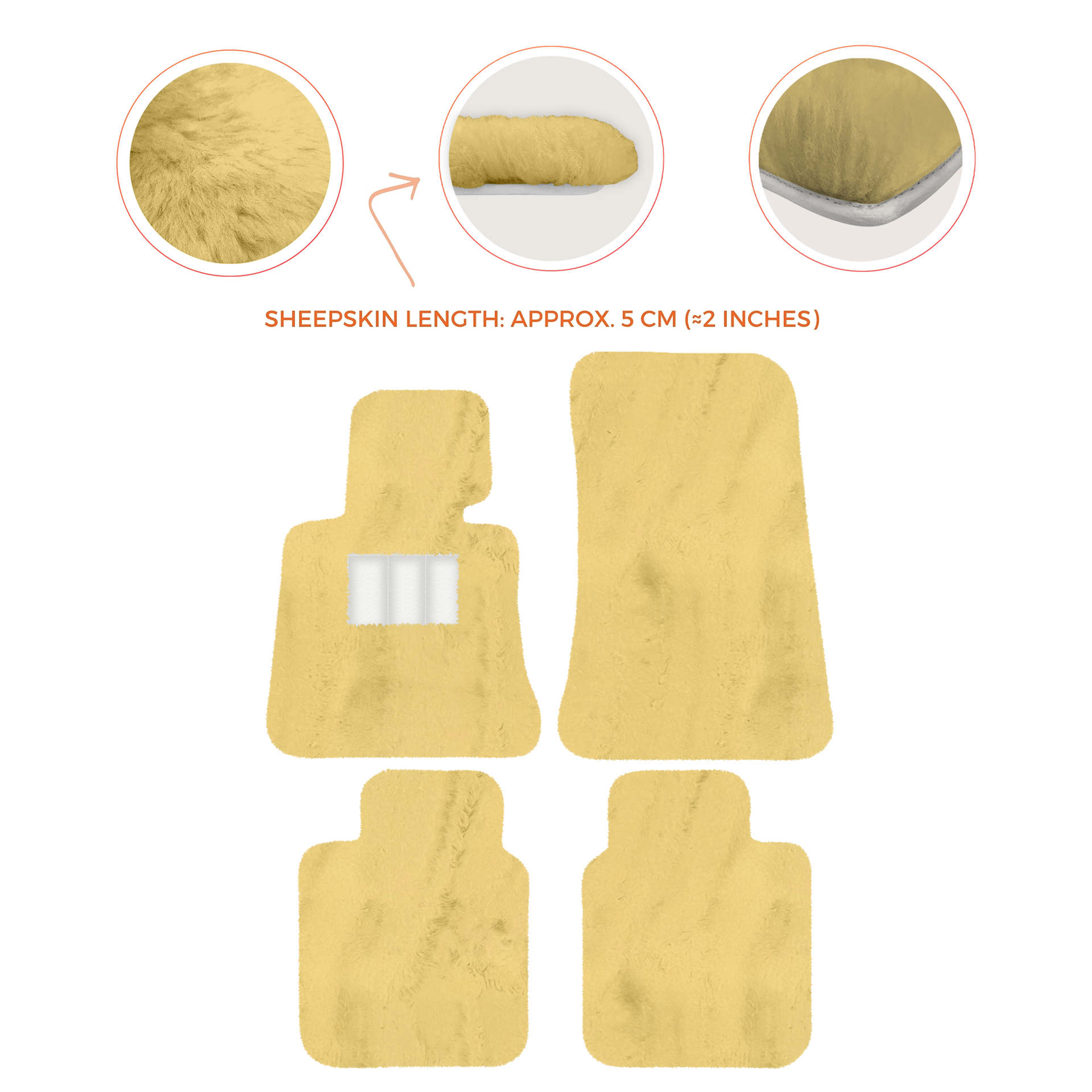 Luxury Sheepskin Floor Mats for Rolls-Royce Ghost Series I (2010-2014)