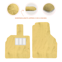 Premium Sheepskin Floor Mats for Lamborghini Aventador (2012-2022)