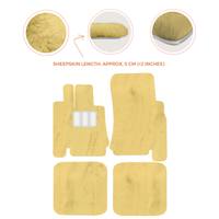 Premium Sheepskin Floor Mats for Mercedes-Benz G-Class W463 2008-2018