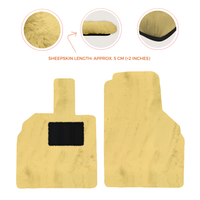 Premium Sheepskin Floor Mats for Lamborghini Aventador (2012-2022)