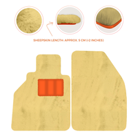 Premium Sheepskin Floor Mats for Porsche 986 Boxster (1996-2004)