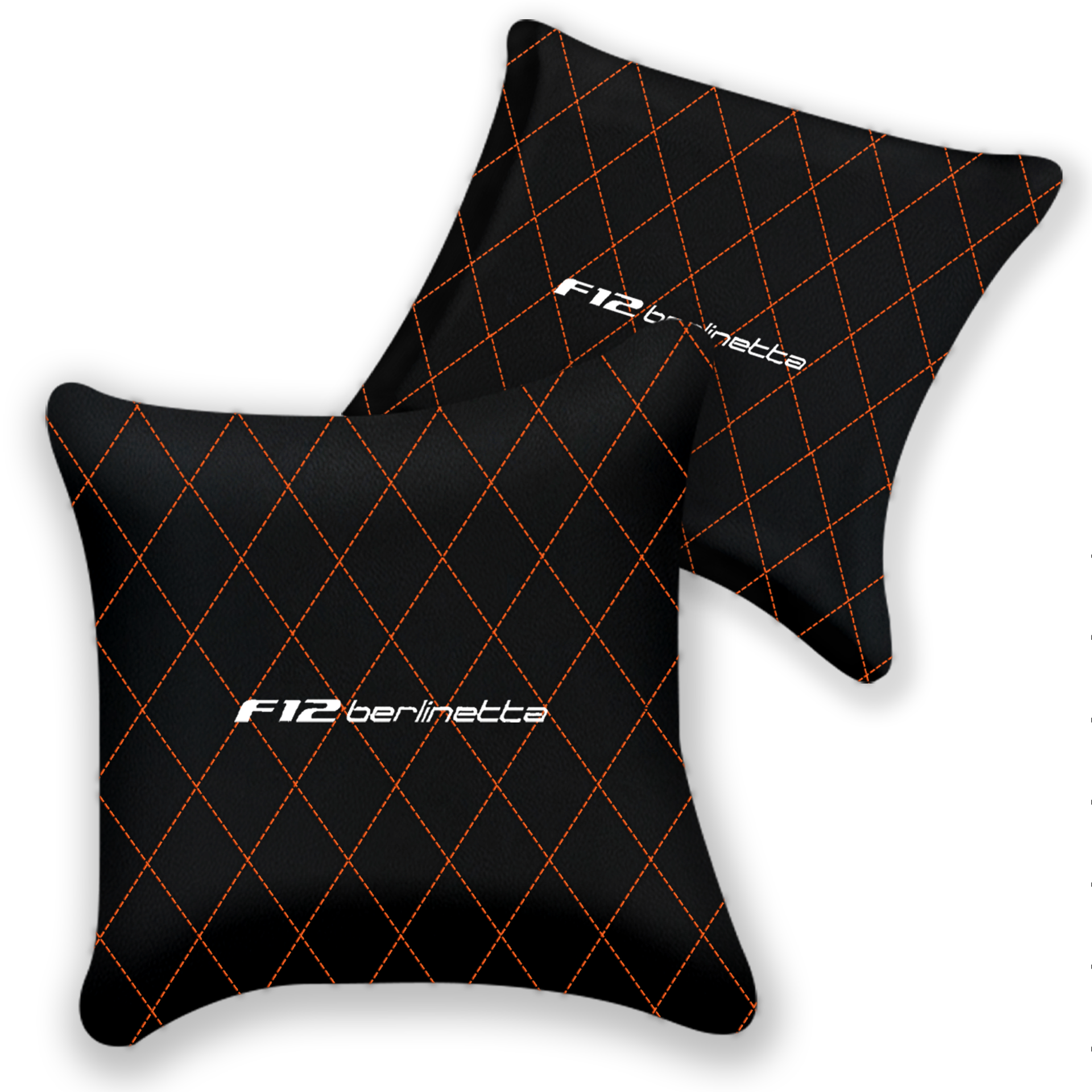 Customizable Black Leather Pillows for Ferrari California T 2015-2018