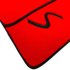 Red Floor Mats for Mini Cooper / One F56 3-Doors (2014-2023) - AutoWin