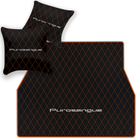 Premium Black Leather Floor Mats for Rolls Royce Shadow (1965-1977)