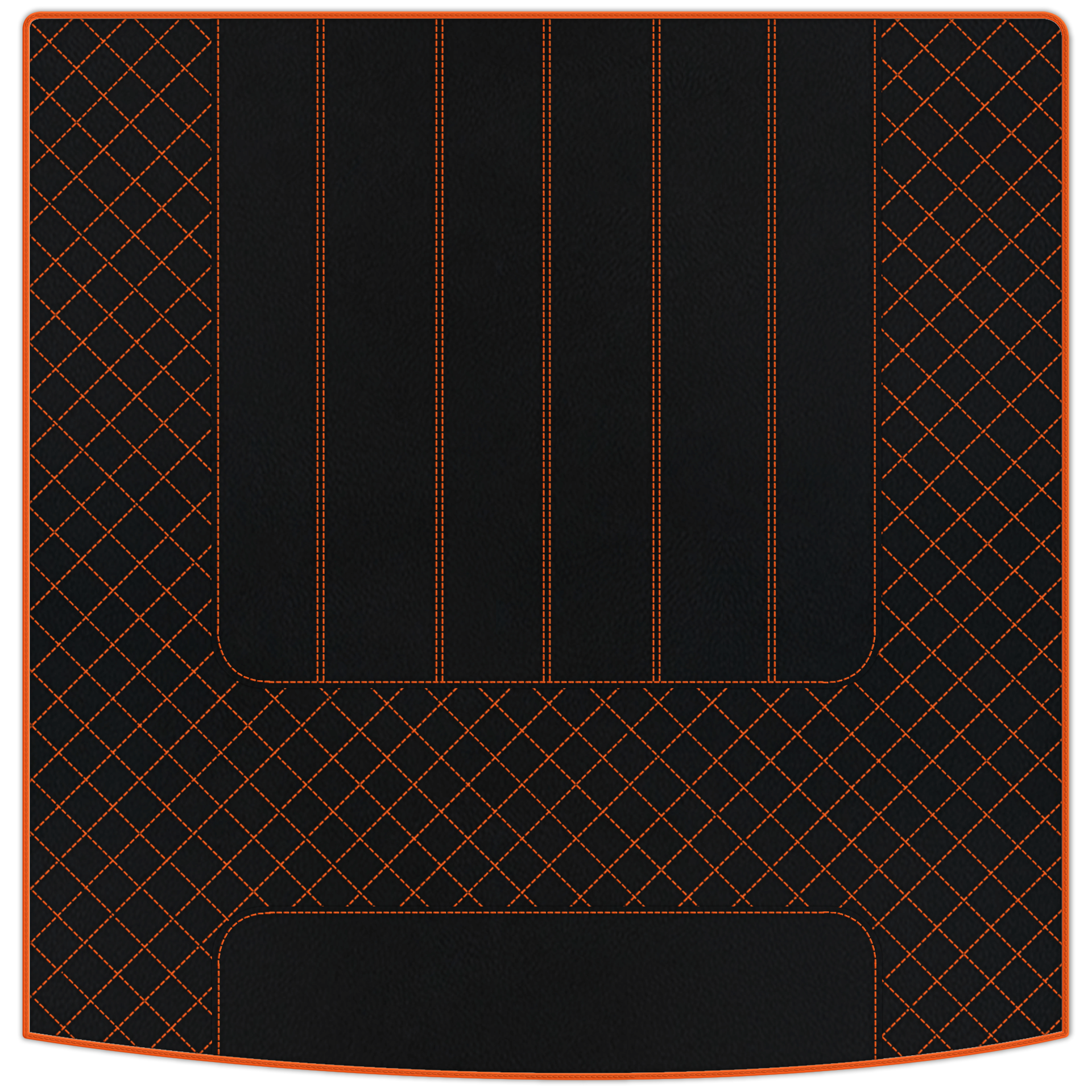 Customizable Leather Floor Mats with Line Pattern for Bentley Mulsanne (2010-2020) - AutoWin