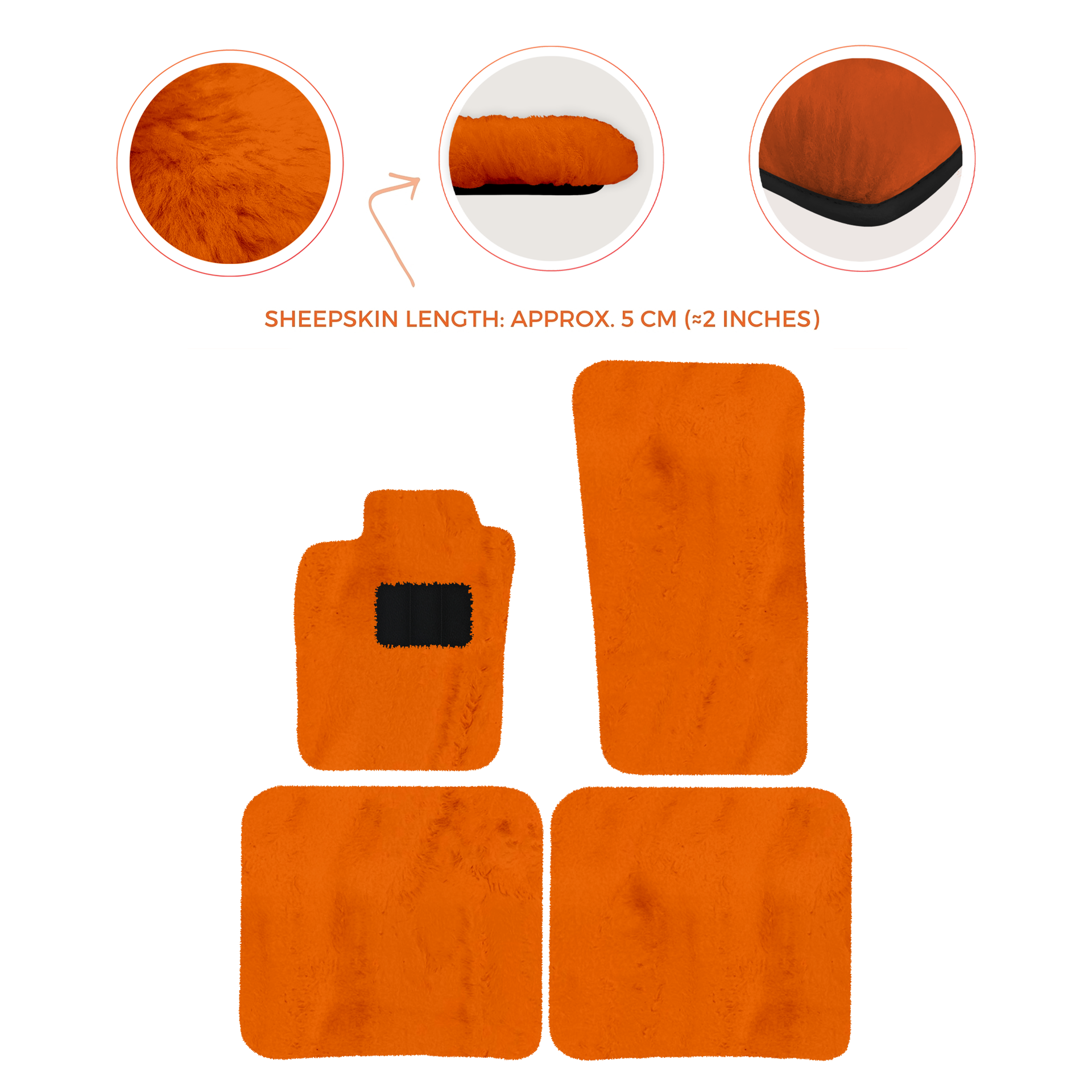 Premium Sheepskin Floor Mats for Bentley Bentayga (2015-2023)