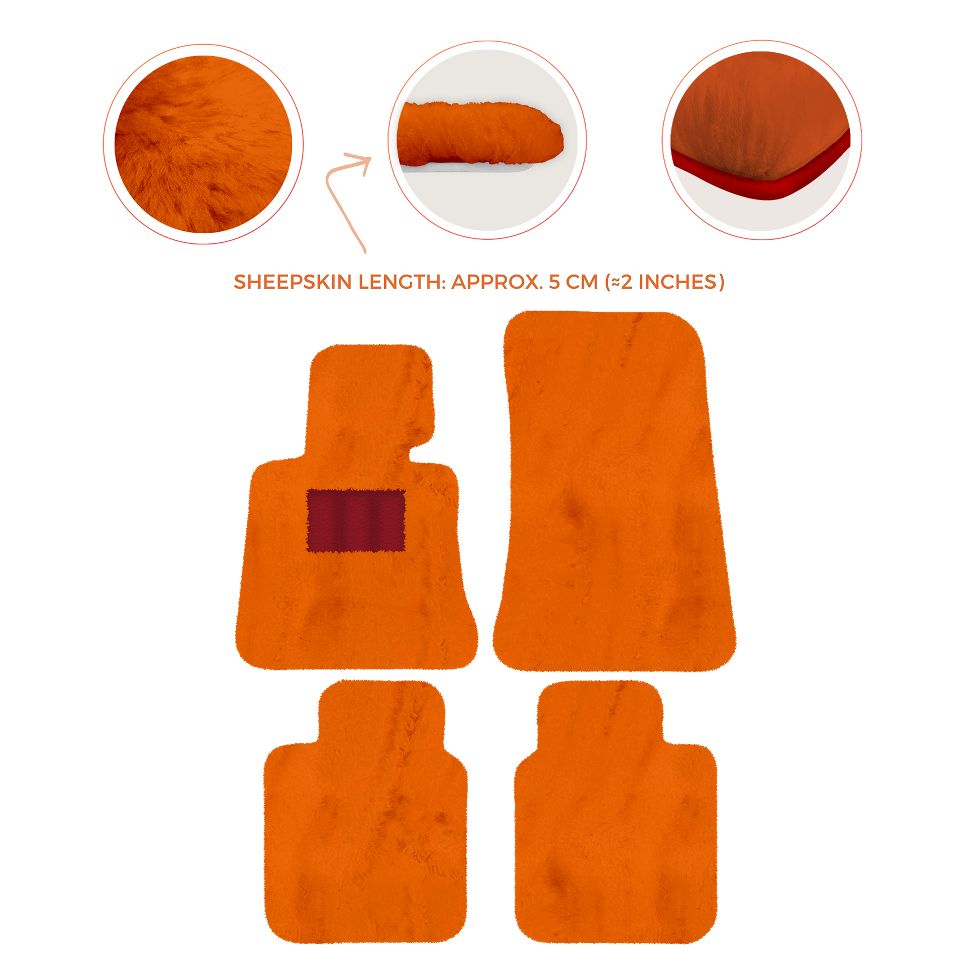 Luxury Sheepskin Floor Mats for Rolls-Royce Ghost Series I (2010-2014)