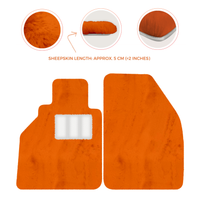 Premium Sheepskin Floor Mats for Porsche 986 Boxster (1996-2004)