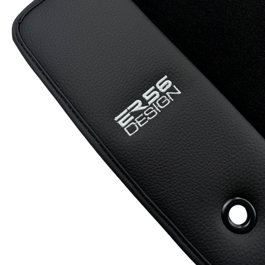 ER56 Design Black Floor Mats for Chrysler Concorde (1993-2004) with Leather