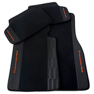 Black Car Floor Mats with Leather for BMW i8 Series l12 I15