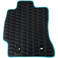 Premium Carbon Fiber Leather Floor Mats for Toyota GT86 (2012-2021)