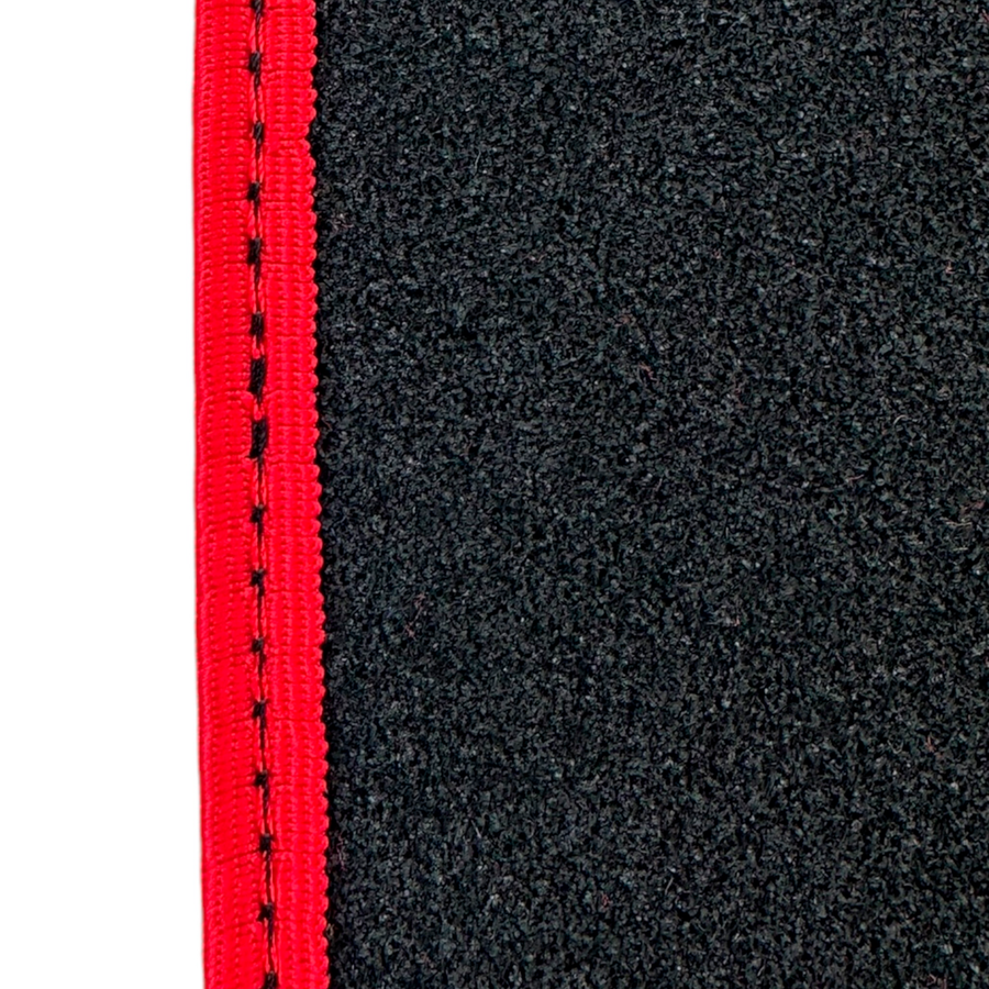 Red Floor Mats for Chevrolet Corvette C7 Targa Top (2014-2019)