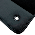 Black Floor Mats for Chrysler 200 (2015-2017) with Leather | AutoWin