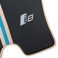 Fußmatten aus Carbonfaser für BMW i8 Serie L12 L15 | Cremefarbenes Leder