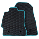 Premium Carbon Fiber Leather Floor Mats for Toyota GT86 (2012-2021)