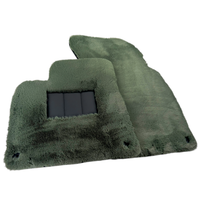 Genuine Light Green Sheepskin Floor Mats Bentley Arnage Green Label (1998-2009)