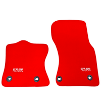 Red Floor Mats for Jaguar I-Pace (2018-2024) ER56 Design - AutoWin