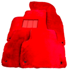 Red Sheepskin Floor Mats for Bentley Bentayga (2015-2023)