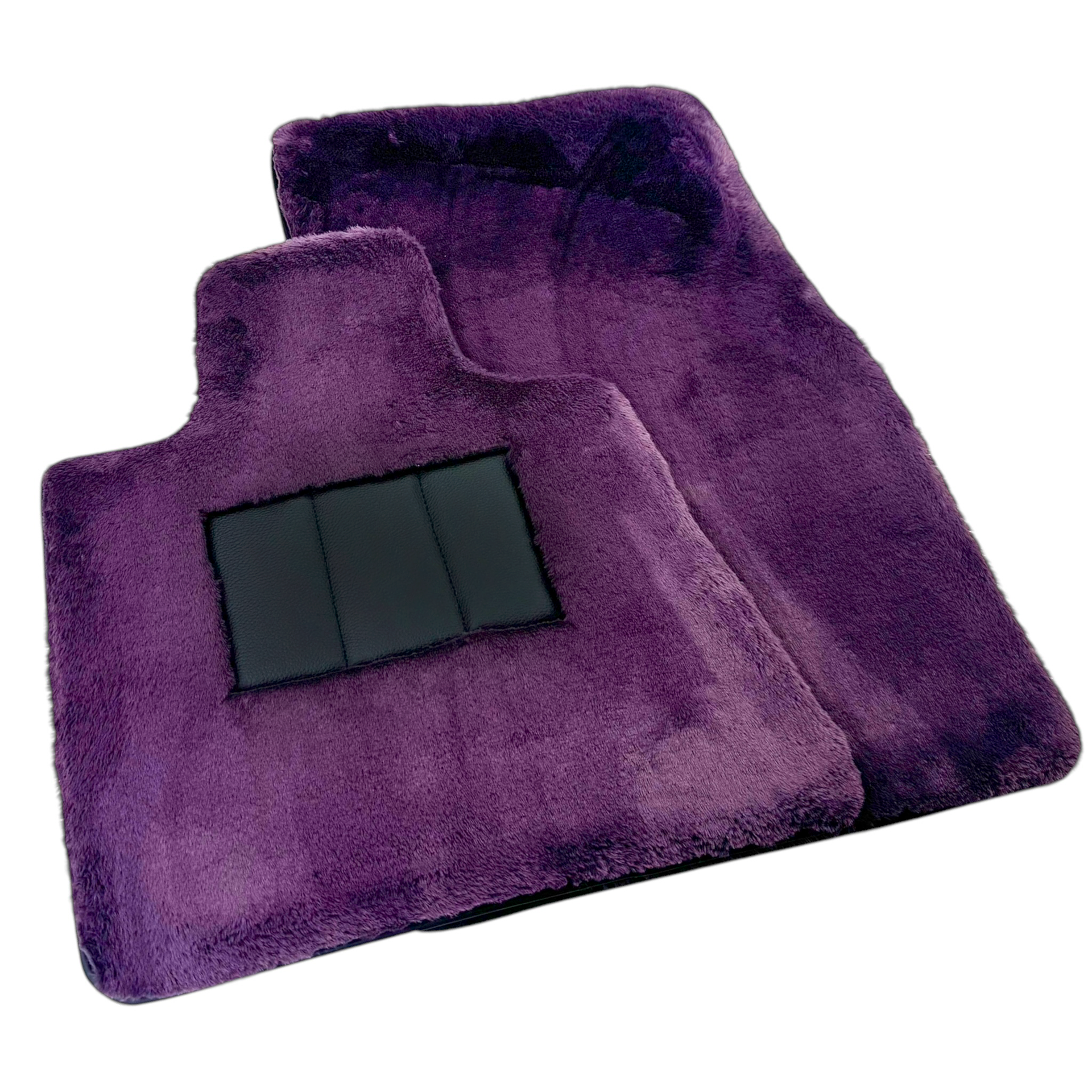 Purple Sheepskin Floor Mats for Rolls-Royce Cullinan (2018-2025)