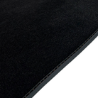 Black Floor Mats For McLaren Spider with Orange Alcantara Leather