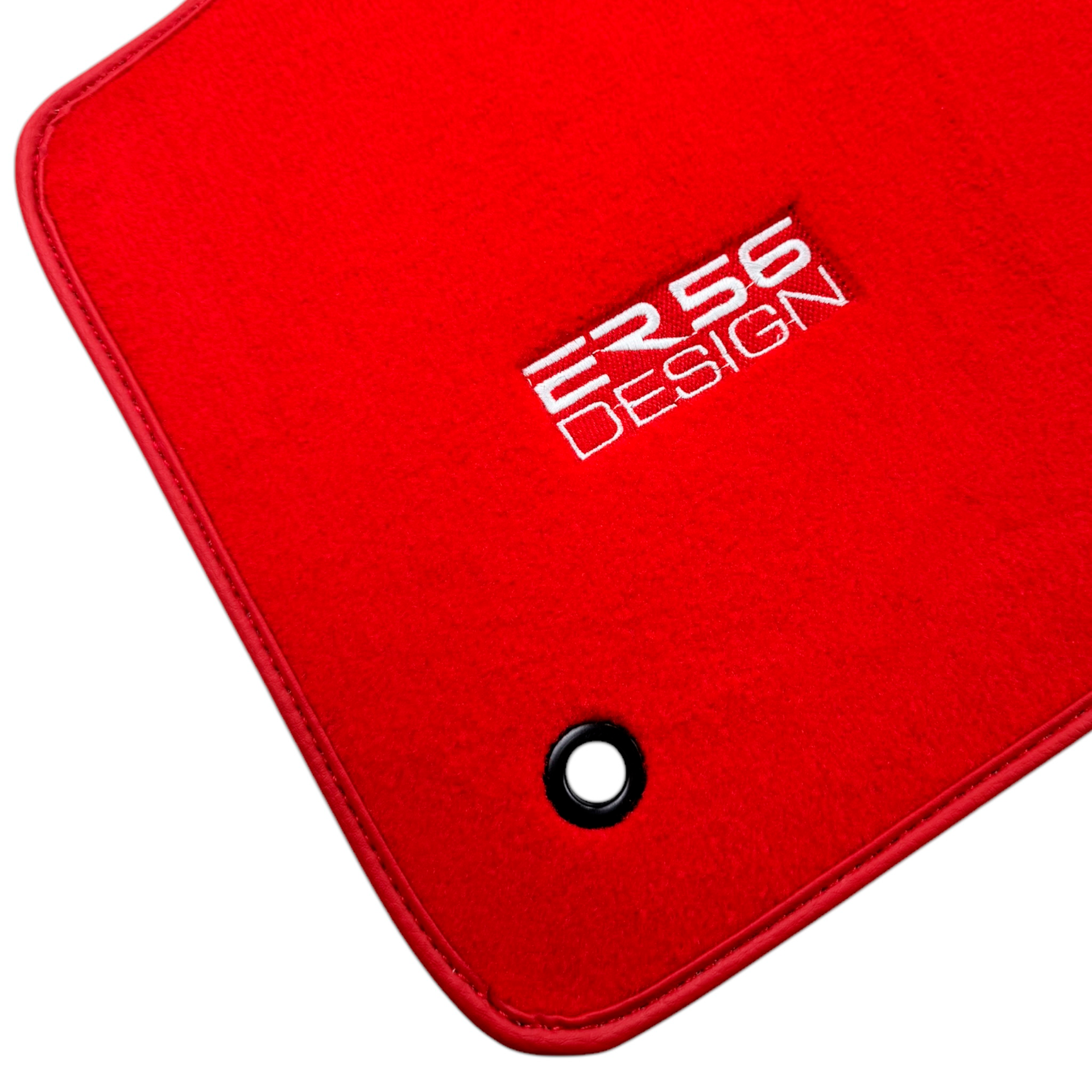 Red Floor Mats for Chevrolet Malibu Sedan (2013-2016) by ER56 Design