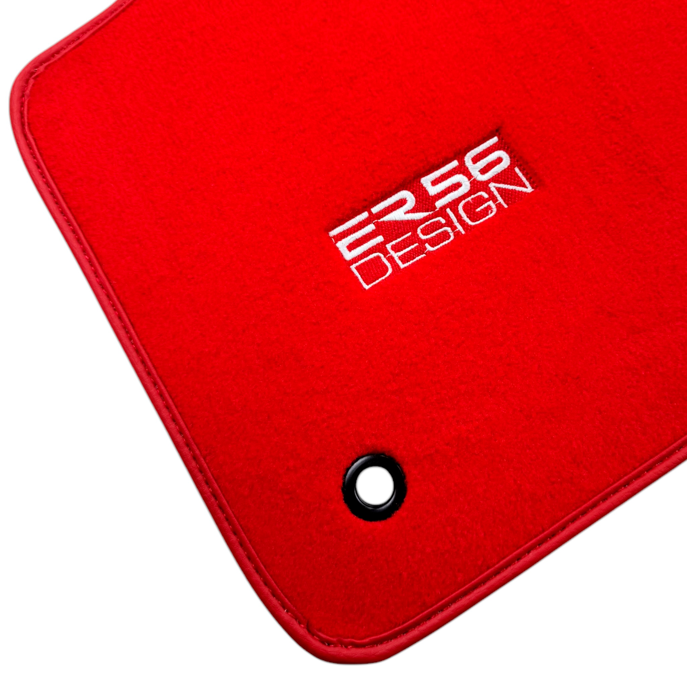 Red Floor Mats for Chevrolet Malibu 5th Generation Sedan (1997-2005) by ER56 Design