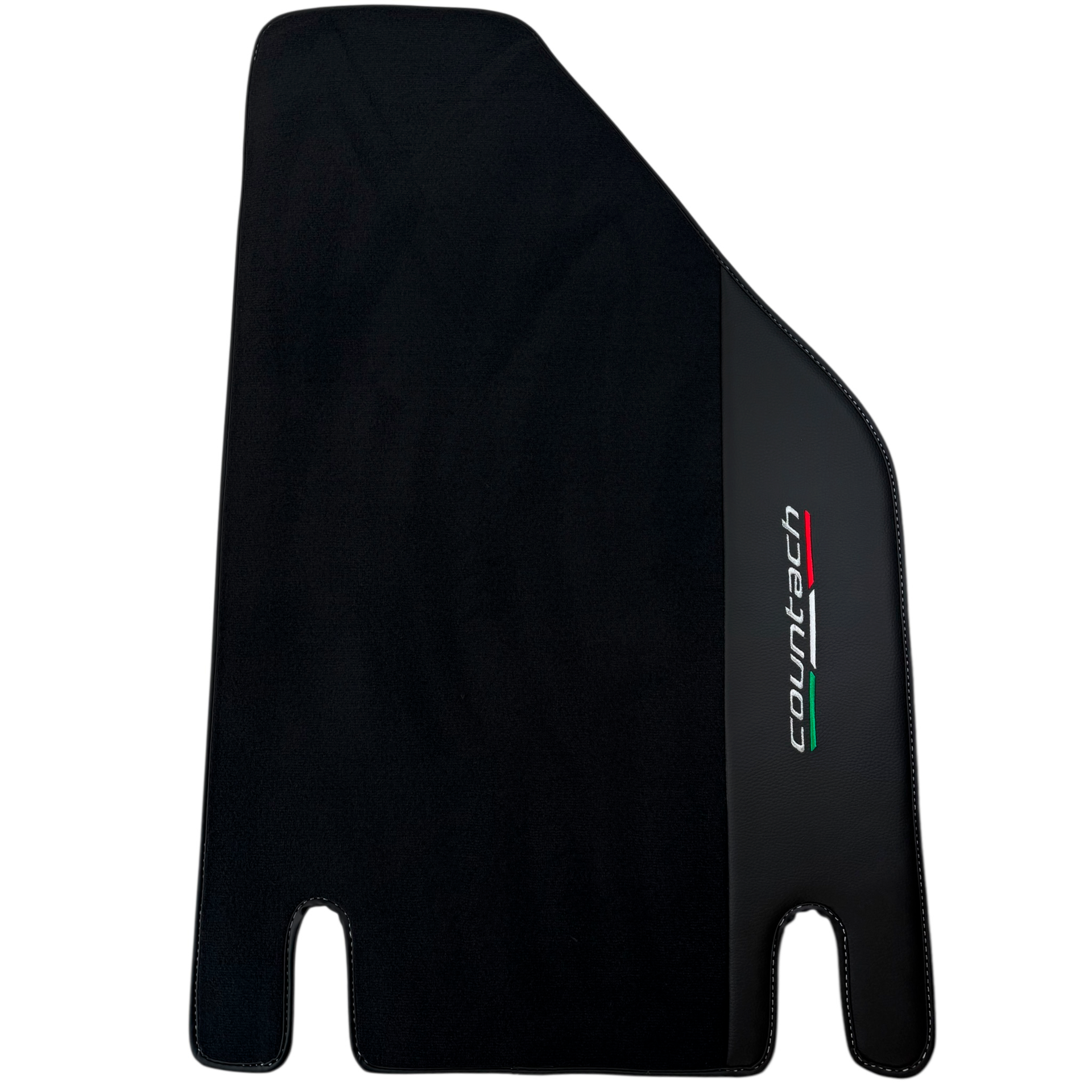 Premium Black Leather Floor Mats for Lamborghini Diablo (1990-2001)